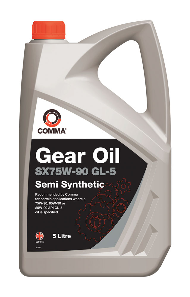 Трасмісійне мастило Comma SX75W90 GEAR OIL GL5 5л